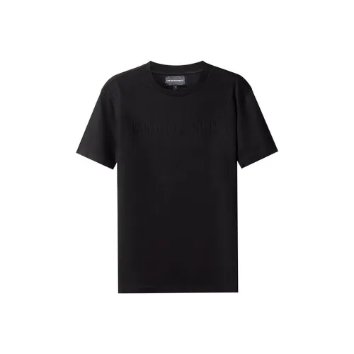 EMPORIO ARMANI SS23 T-Shirt Мужской Черный