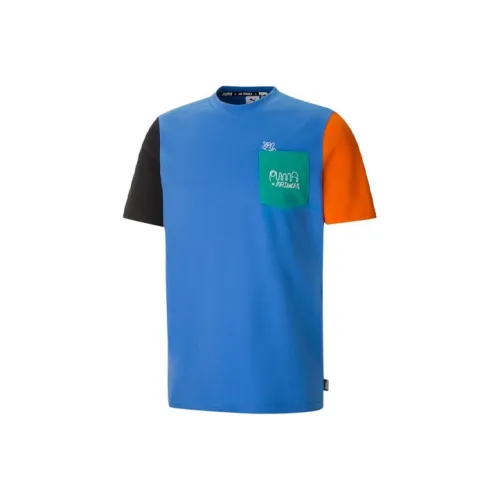 PUMA x MR DOODLE T-Shirt Мужской Синий