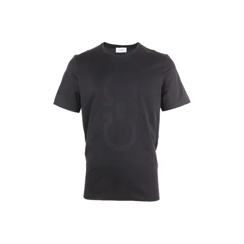 Ferragamo Мужские черные T-рубашки