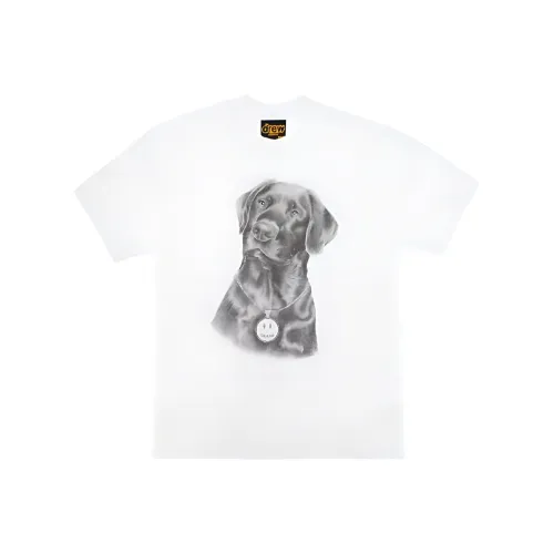 Drew House Smiley Collection Белая Унисекс Футболка