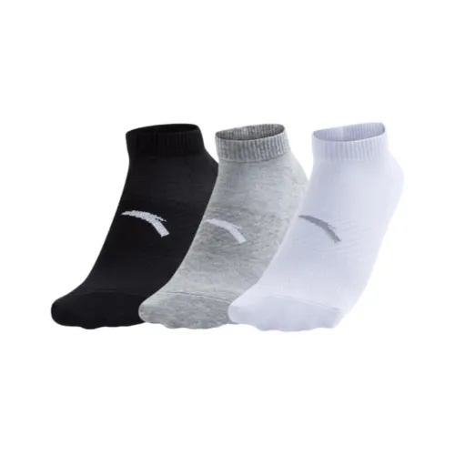ANTA ZONGXUNXILIE Низкие носки унисекс упаковка из 3 пар