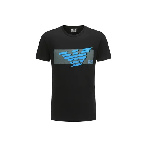 EMPORIO ARMANI EA7 T Рубашка Мужская Черная