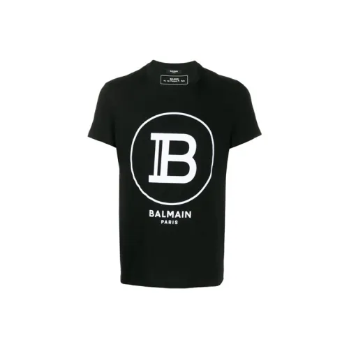 BALMAIN Мужские черные T-рубашки
