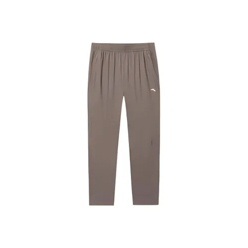 ANTA Вязаные тренировочные брюки мужские цвет ротанг умбра