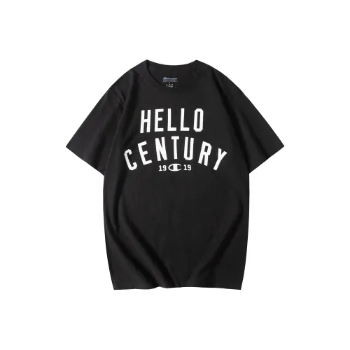 Champion T-Shirt US Version Unisex Black Чемпион T-Shirt США Унисекс Черный