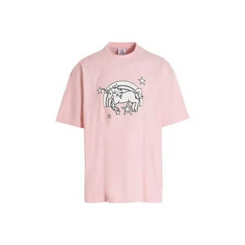Vetements Розовые Мужские T-Рубашки
