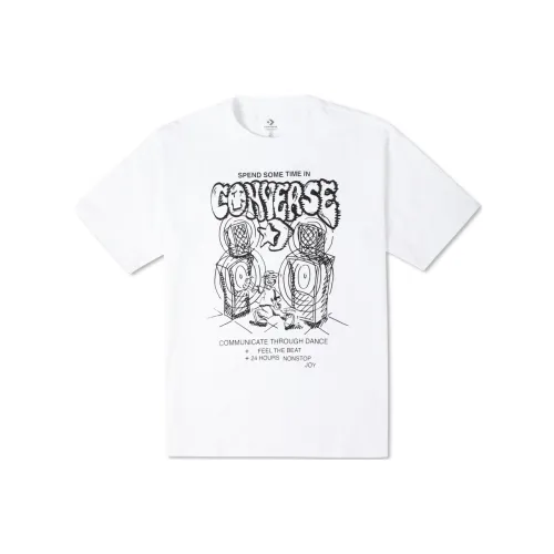 Конверс Белая Мужская Футболка