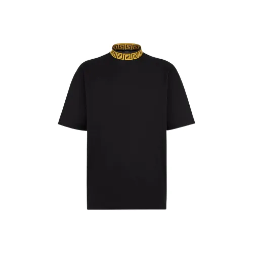 FENDI Мужские черные T-рубашки