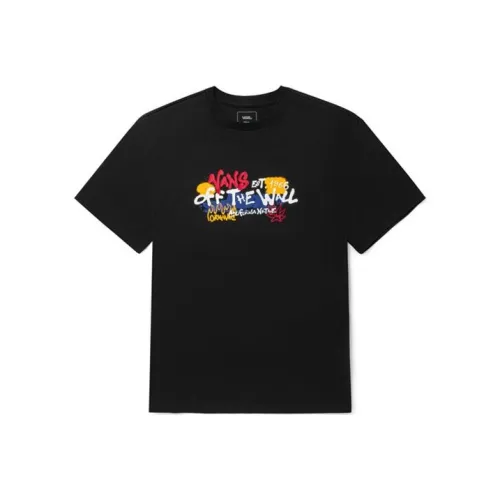 VANS Graffiti Alphabet T-Shirt Унисекс Черный