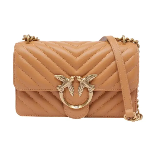 PINKO Chevron Sheepskin Сумка через плечо Mini Женская