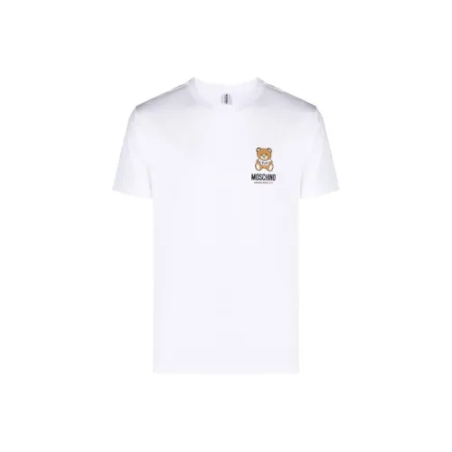 MOSCHINO Белая Мужская T-Рубашка