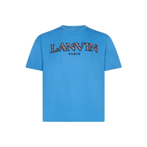 Lanvin Мужские синие T-рубашки