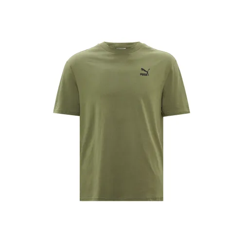 PUMA Армейский зеленый Мужской T-рубашки