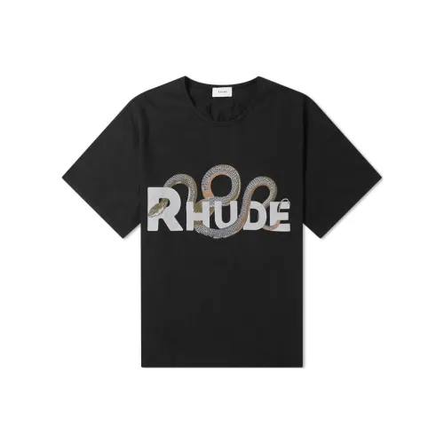 RHUDE Мужские черные T-рубашки