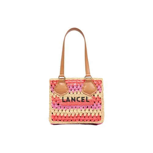 LANCEL Полиэтилен Тоут Сумка Сумка для покупок Сумка на плечо Женская Фламинго Розовая