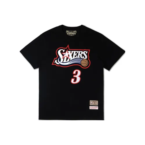 MITCHELL NESS T-Shirt Унисекс Черный