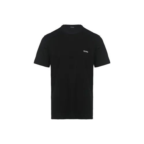 Ermenegildo Zegna Черные Мужские T-Рубашки