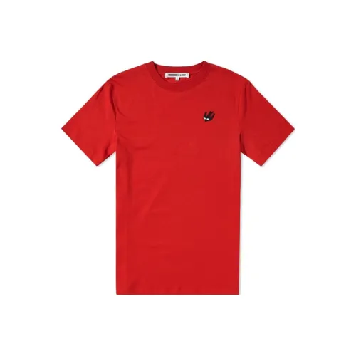 McQ Alexander McQueen Red Men's T-Shirts McQ Alexander McQueen Красные Мужские Футболки