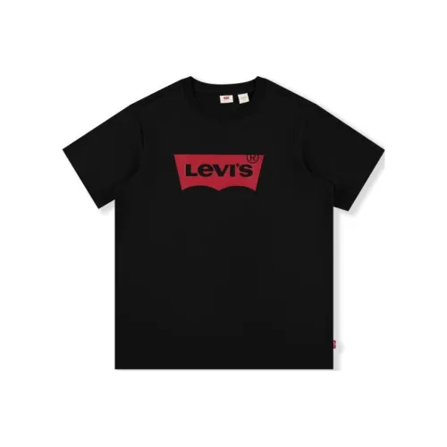 Levis Мужские Черные T-Рубашки