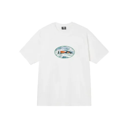 Stussy Белая Унисекс Футболка