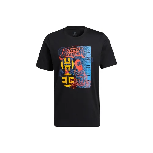 Adidas Мужские черные футболки