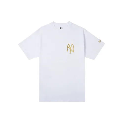 New Era Белый Унисекс Футболка