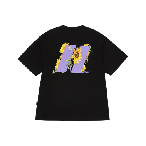 Nerdy Черная Унисекс Футболка