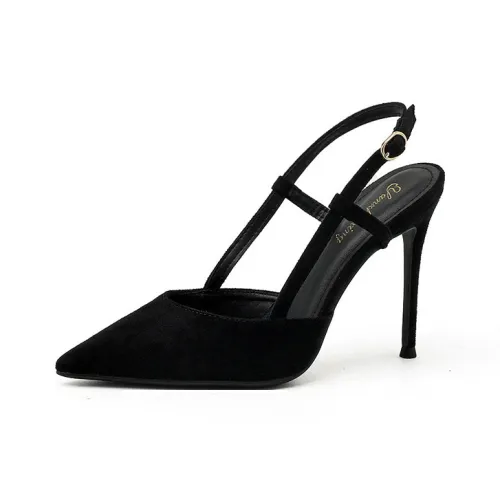 HKCP Узкий каблук Высокие каблуки Женские Черный