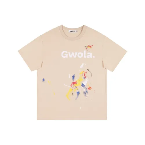 Gwola Хаки Унисекс Футболка