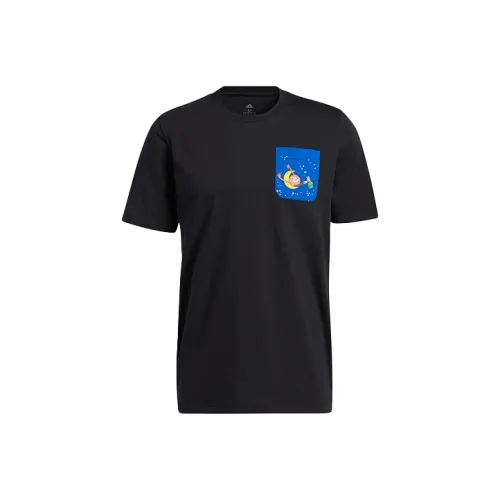 Adidas Мужские черные футболки