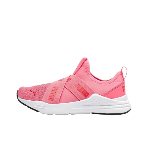 PUMA Детская беговая обувь Low Top Красная Школьная