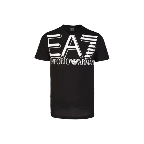 EMPORIO ARMANI EA7 T-Shirt Мужской Черный