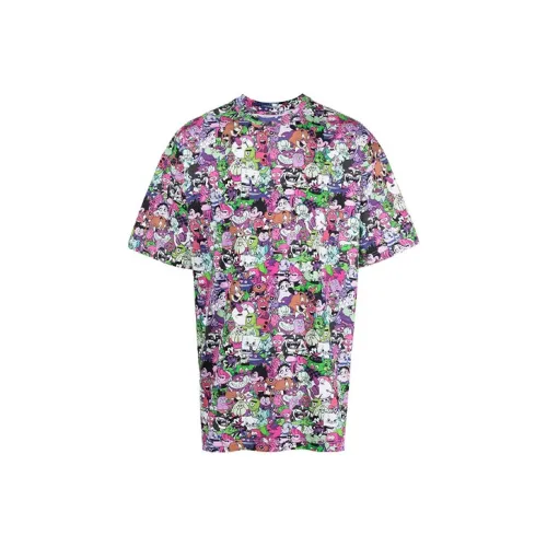 Vetements Фиолетовые Унисекс Т-рубашки