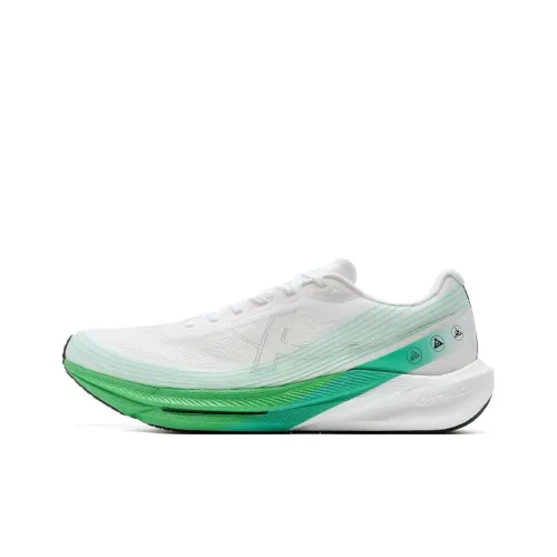 XTEP Slip-resistant Abrasion-resistant Lightweight Low-Top Training Running Shoes Men's White Green XTEP Противоскользящий Устойчивый к износу Легкий Низкий Верх Тренировочные Беговые Кроссовки Мужские Белый Зеленый