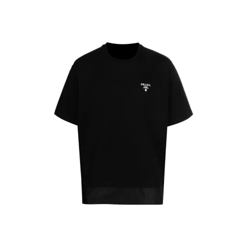 PRADA Мужские черные T-рубашки