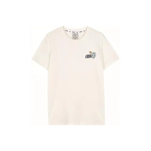 Skechers T-Shirt Унисекс Зефирно-белый