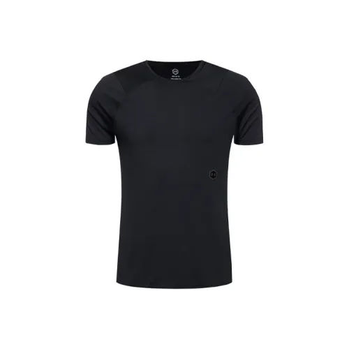 Under Armour Рукав реглан T-рубашка мужская черная