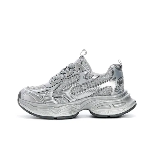 ST SAT визуально увеличивает рост Низкие кеды с толстой подошвой Женские