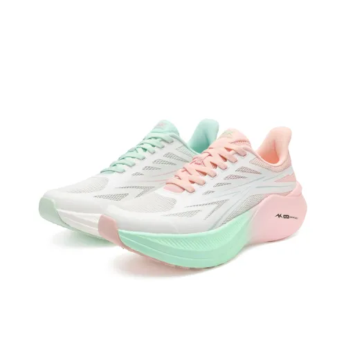 A.Knackfuss Carbon Speed 4,0 Pro Беговые кроссовки Низкий верх Зеленый розовый Несовпадающие Унисекс