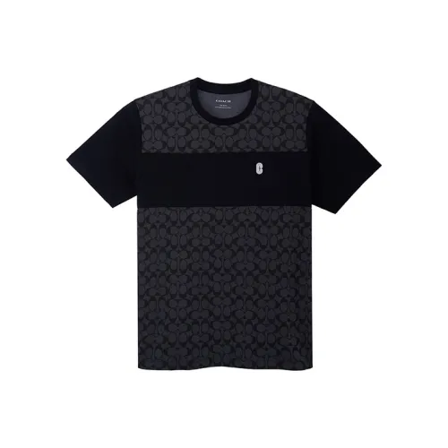 COACH Мужские черные T-рубашки