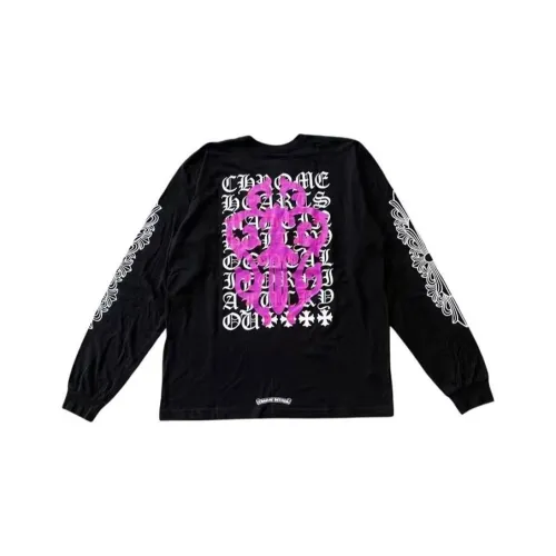 Chrome Hearts Мужские черные футболки