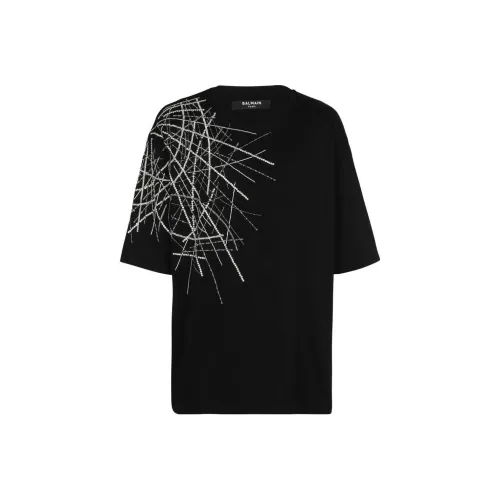 BALMAIN SS23 T-Shirt Мужской Черный