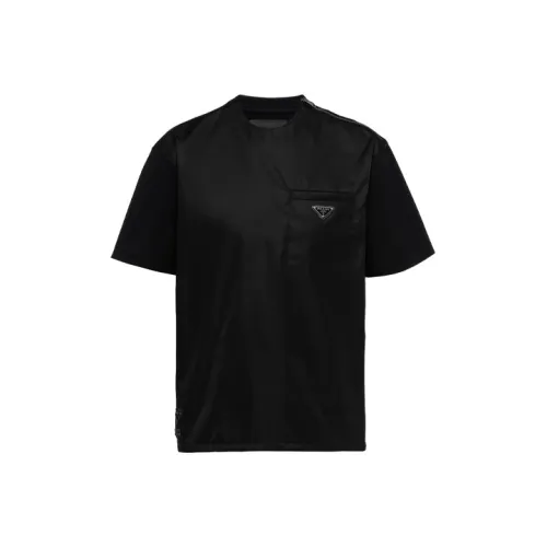 PRADA Мужские черные T-рубашки