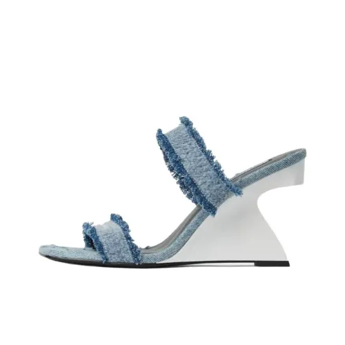 Karl Lagerfeld Слипоны 9 см Женские Синие