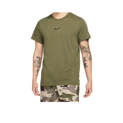 Nike Dri Fit Зеленый Мужской T-Рубашки