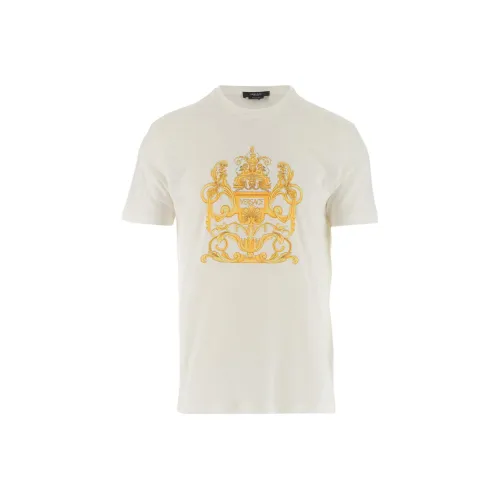 VERSACE Белые Мужские T-рубашки