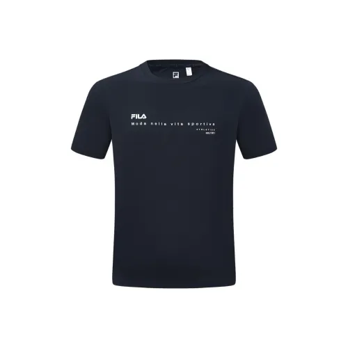 FILA Темно-черные Мужские T-рубашки