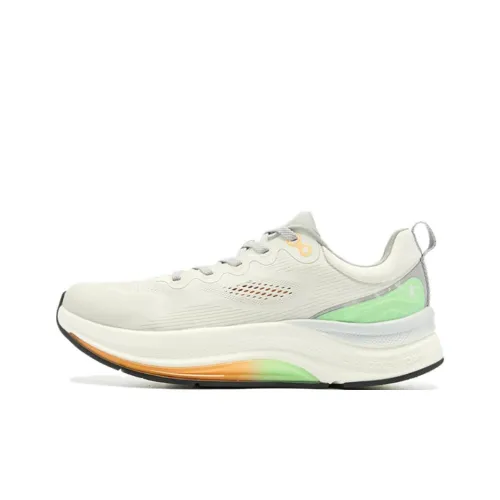 QIAODAN Беговые кроссовки Низкий верх Белый, Серый, Зеленый Мужской