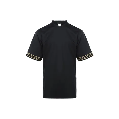 VERSACE Мужские черные T-рубашки