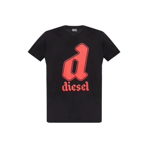 DIESEL Мужские черные T-рубашки